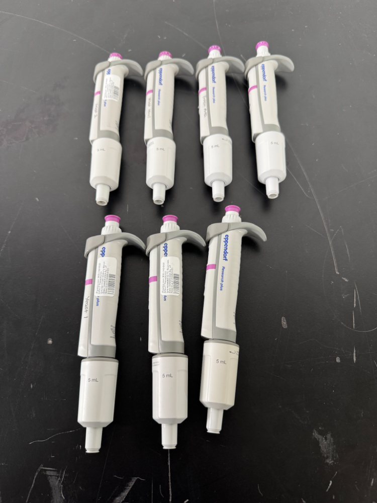 Image of Eppendorf Research Plus Single Channel Pipettes - Quantity 7